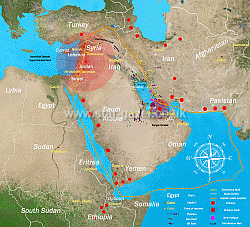 Image: Composite Middle East Map - Click to enlarge