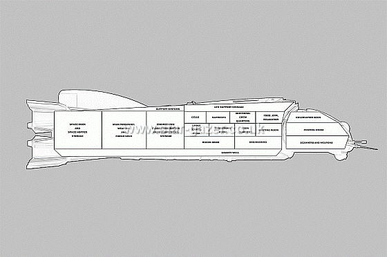 Image: Hunter-Killer side view layout - Click to enlarge